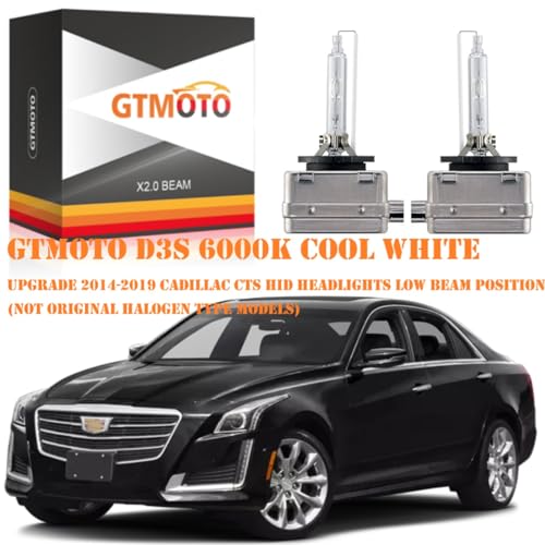 GTMOTO D3S HID Bulbs for ACDelco GM Genuine Parts 13587843 Headlamp, for Chevy Cadillac Buick GMC Bi Xenon Headlight 35W OEM D3SC1 42403 66340 Replacement, 6000K Bright White Adaptive Light, 2 Pack - Image 2