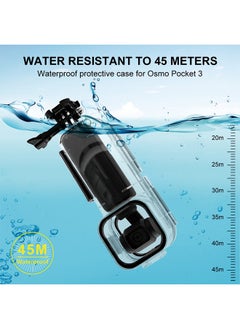 PULUZ For DJI Osmo Pocket 3 PULUZ 45m Underwater Waterproof Housing Diving Case (Transparent)  - Image 2