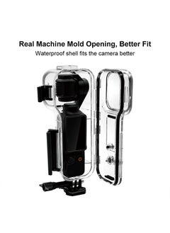 PULUZ For DJI Osmo Pocket 3 PULUZ 45m Underwater Waterproof Housing Diving Case (Transparent)  - Image 3