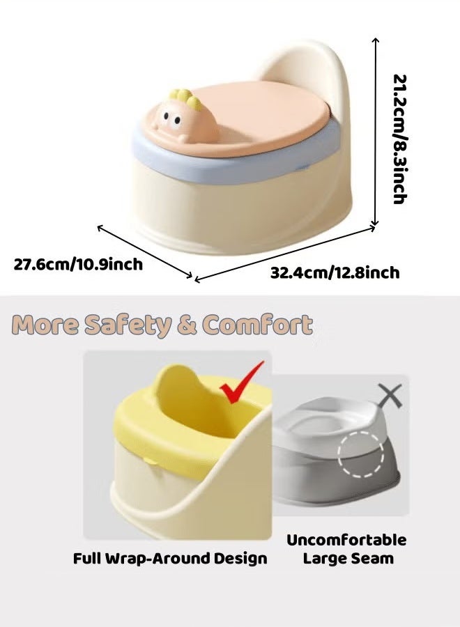 Berma Baby كرسي تدريب على استخدام المرحاض للأطفال الصغار مع مقعد ناعم، كرسي قابل للإزالة، غير قابل للانزلاق، مناسب للأطفال الصغار والرضع والأطفال، مناسب للأولاد والبنات (وردي) - Image 2