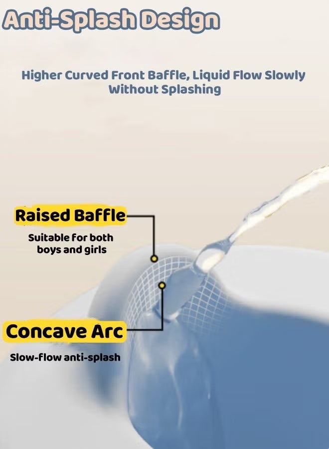 Berma Baby كرسي تدريب على استخدام المرحاض للأطفال الصغار مع مقعد ناعم، كرسي قابل للإزالة، غير قابل للانزلاق، مناسب للأطفال الصغار والرضع والأطفال، مناسب للأولاد والبنات (وردي) - Image 5