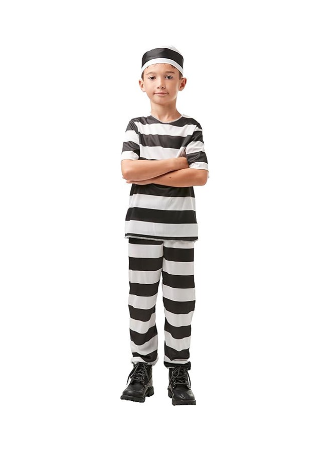 Rubies Jailbird Prisoner Costume for Kids - Child's Size Small - Image 2