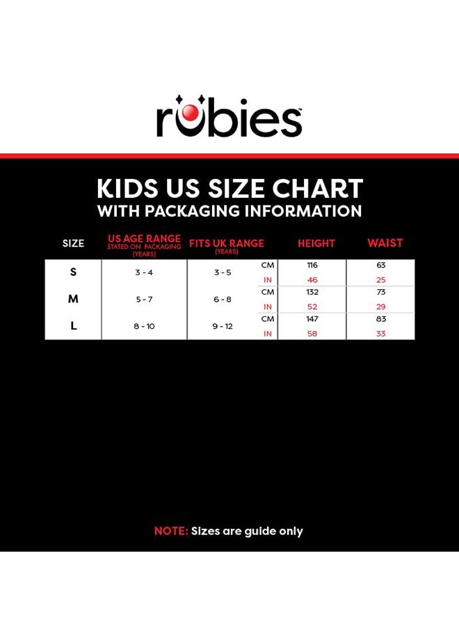 Rubies Jailbird Prisoner Costume for Kids - Child's Size Small - Image 5