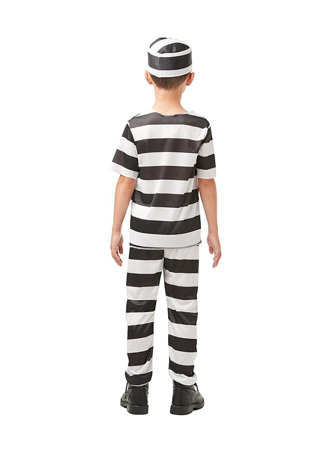 Rubies Jailbird Prisoner Costume for Kids - Child's Size Small - Image 3