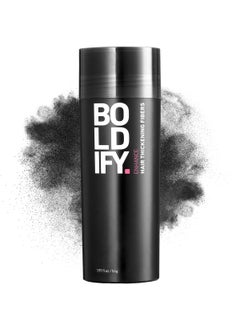 Boldify BOLDIFY Hair Fibers (56g) - Fill In Thinning and Fine Hair for an Instantly Fuller, Thicker Look - 14 Shades for Women & Men - Black 