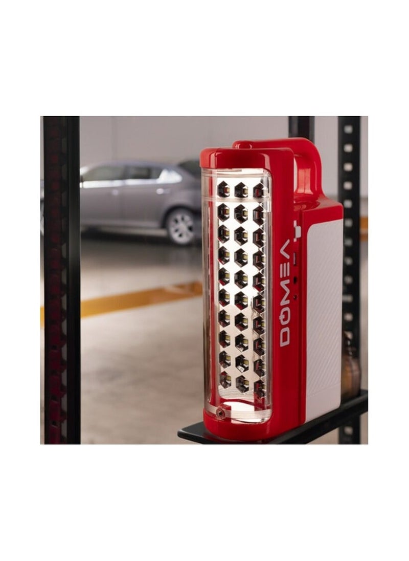 DOMEA Rechargeable LED Emergency Light With 2 Light Mode, 700 Lumen Brightness, 4000mAh Battery & Max 3-4.5 Hours Strong Light Working, Convenient Portable Design For Home Indoor Use, Outdoor Camping - Image 5