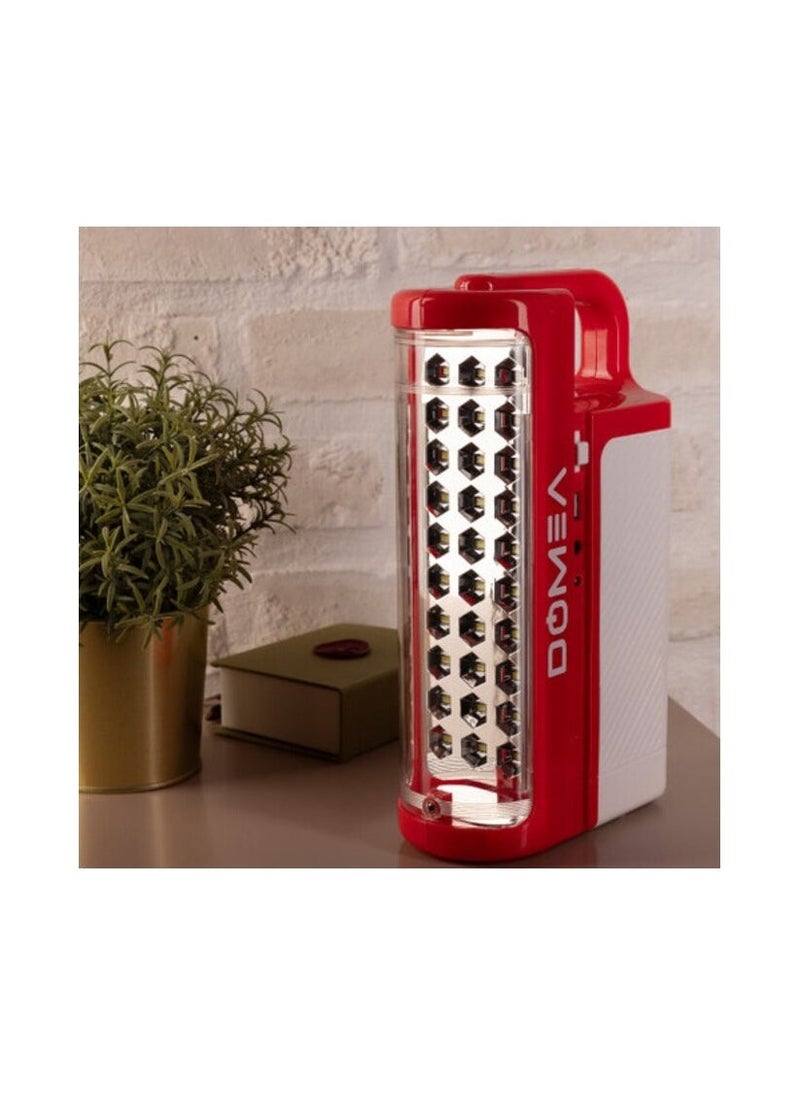 DOMEA Rechargeable LED Emergency Light With 2 Light Mode, 700 Lumen Brightness, 4000mAh Battery & Max 3-4.5 Hours Strong Light Working, Convenient Portable Design For Home Indoor Use, Outdoor Camping - Image 3