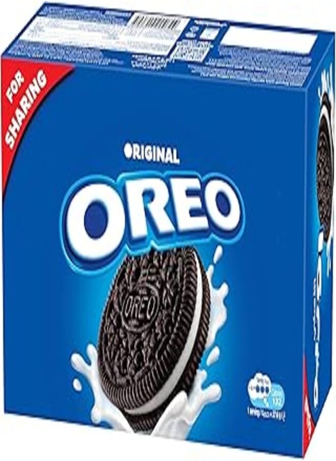 Oreo - Oreo Vanilla Filled Biscuits Sharing Pack of 14 Cookies (122.5g) - Image 1