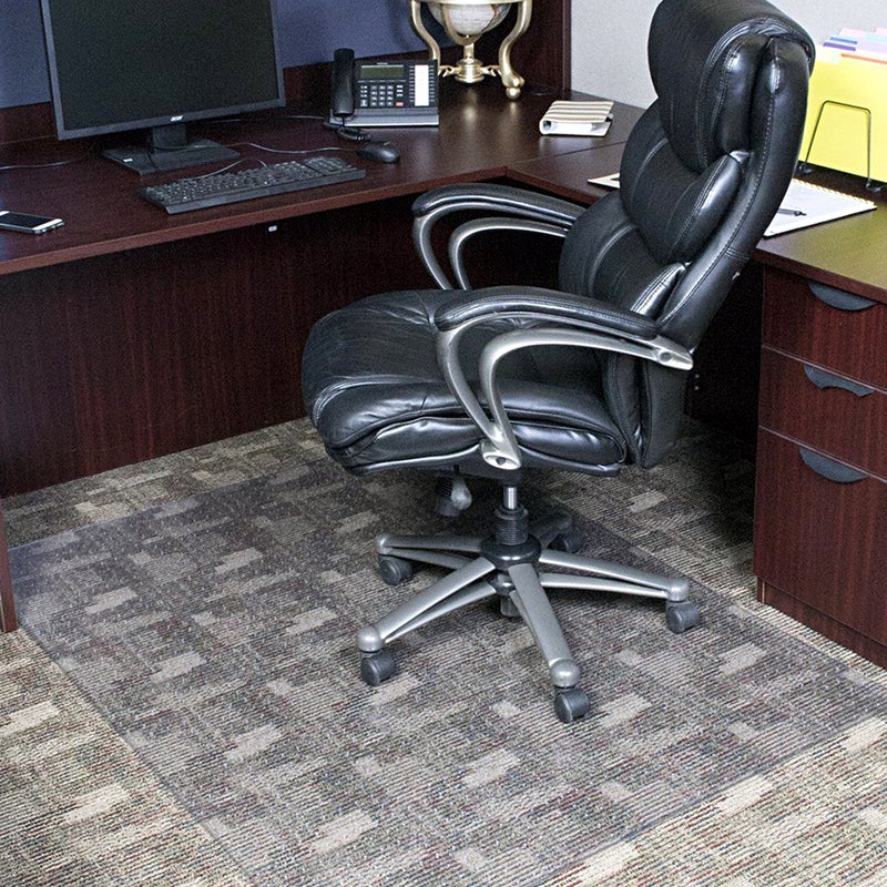Dimex Office Chair Mat for Low Pile Carpet, 46" x 60", Clear - Image 2