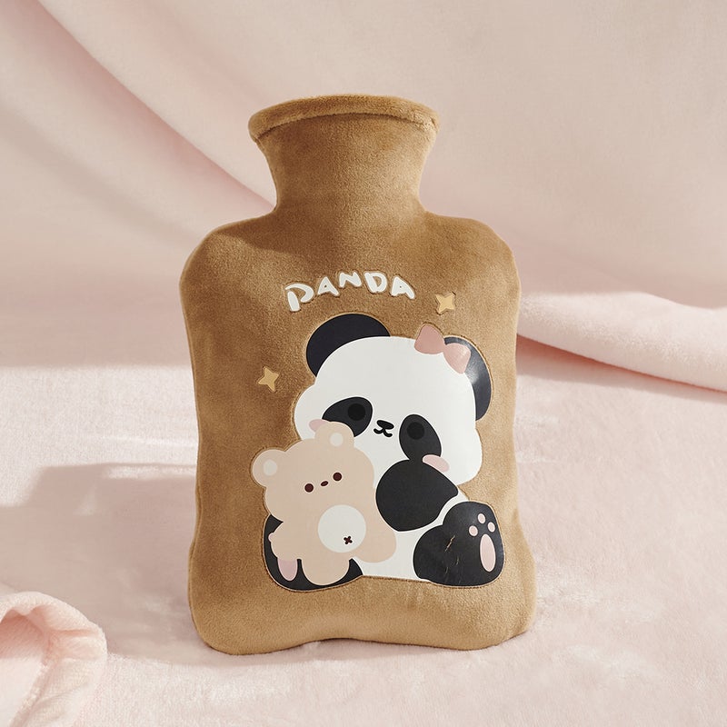 New Large Capacity Water Bag Student Cartoon Cute Plush High Density Pvc Safety Explosion-Proof Water Injection Hand Warmer - Image 1