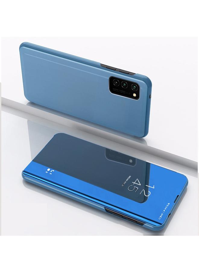 اس-توب جراب لهاتف Samsung Galaxy S20 FE 5G، جراب جلدي أفقي قابل للطي مع حامل، مرآة مطلية - Image 1