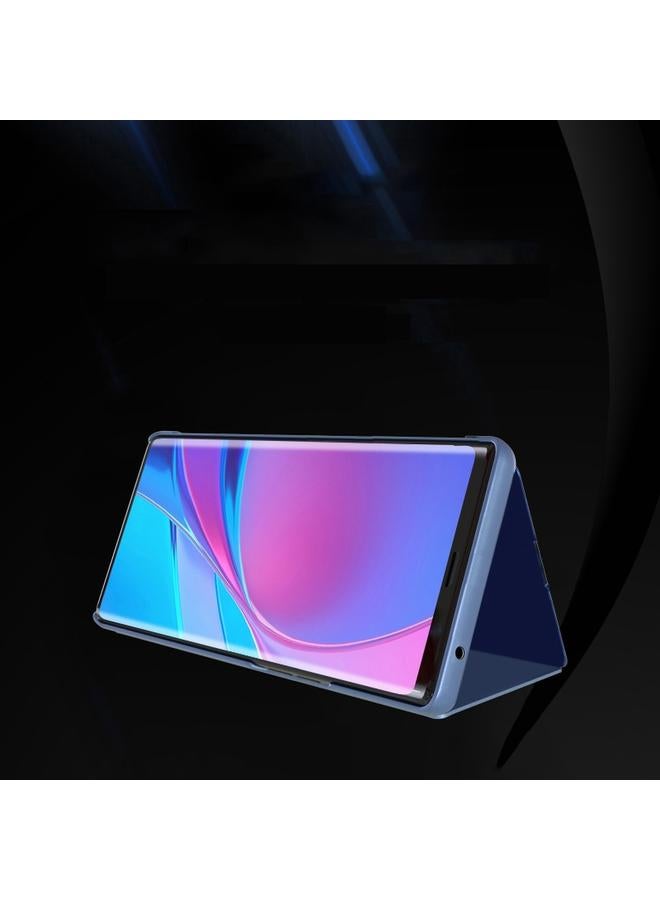 اس-توب جراب لهاتف Samsung Galaxy S20 FE 5G، جراب جلدي أفقي قابل للطي مع حامل، مرآة مطلية - Image 2