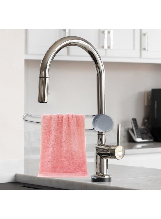 Aogigigio Dish Towel Holder - Dish Rag Holder for Kitchen Sink Dish Cloth Rack Adjustable Stainless Convenient Rag Hanger for Faucet - Image 1