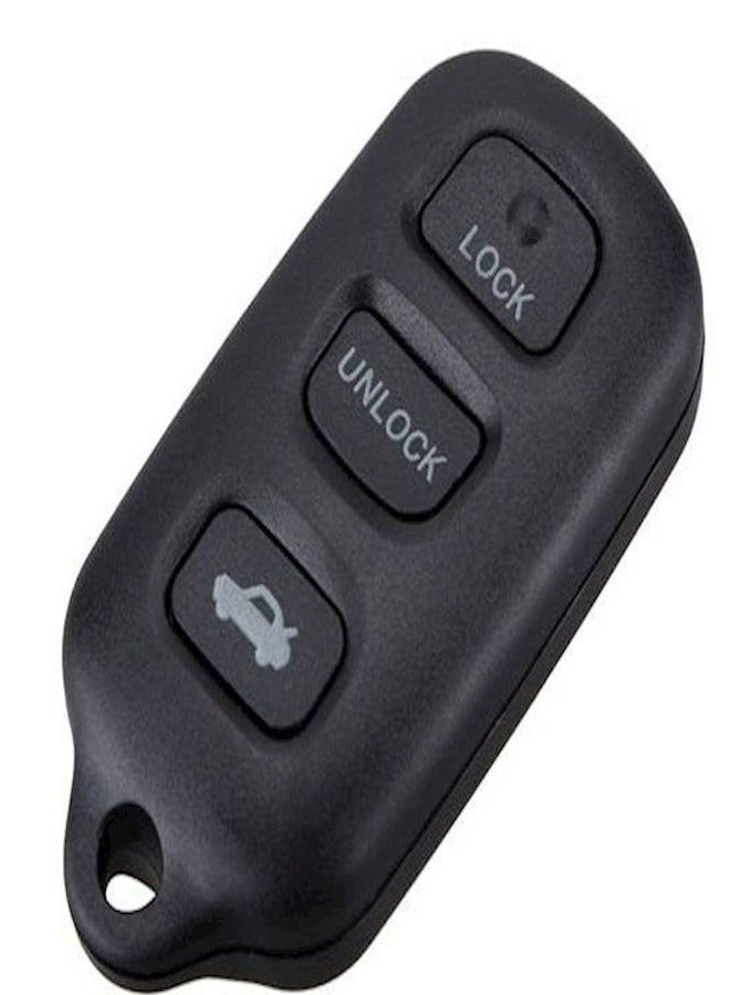 Toyota Lexus 3+1 Buttons Car Key Cover Black Cover Key Chain - Image 2
