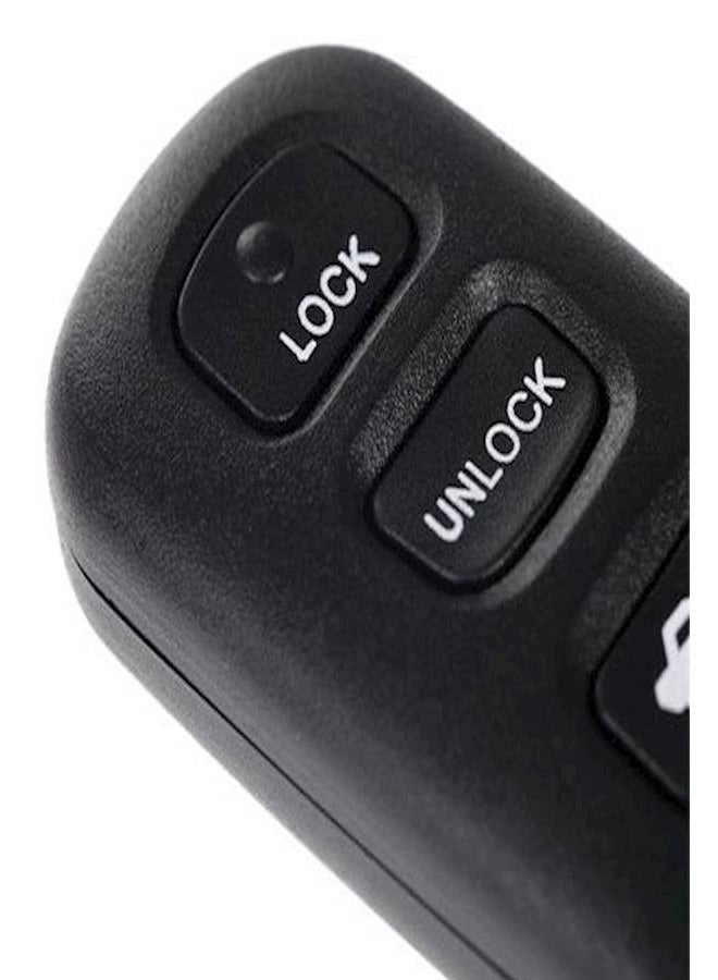 Toyota Lexus 3+1 Buttons Car Key Cover Black Cover Key Chain - Image 3
