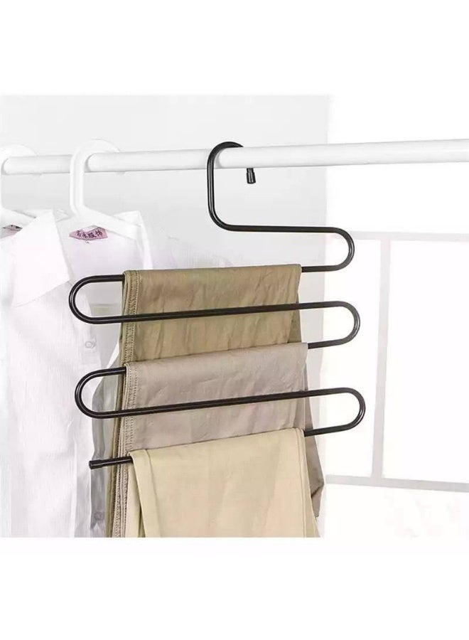 Spiral Pants Hanger Space Saving Multi-Layer Closet Organizer – Durable Storage Hanger for Pants, Scarves, Shawls, Ties and Accessories Wardrobe Organization - Image 4