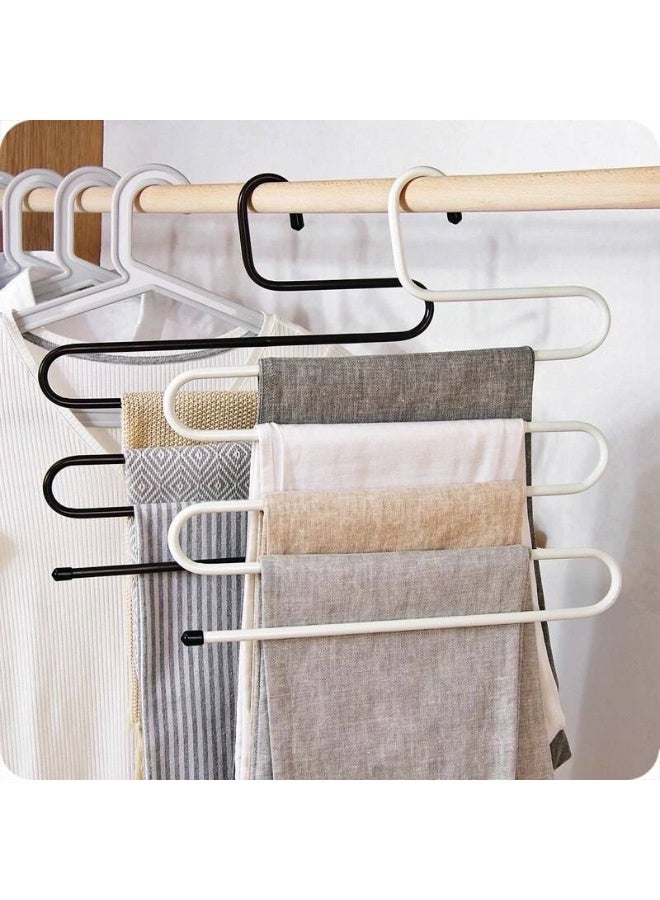 Spiral Pants Hanger Space Saving Multi-Layer Closet Organizer – Durable Storage Hanger for Pants, Scarves, Shawls, Ties and Accessories Wardrobe Organization - Image 2