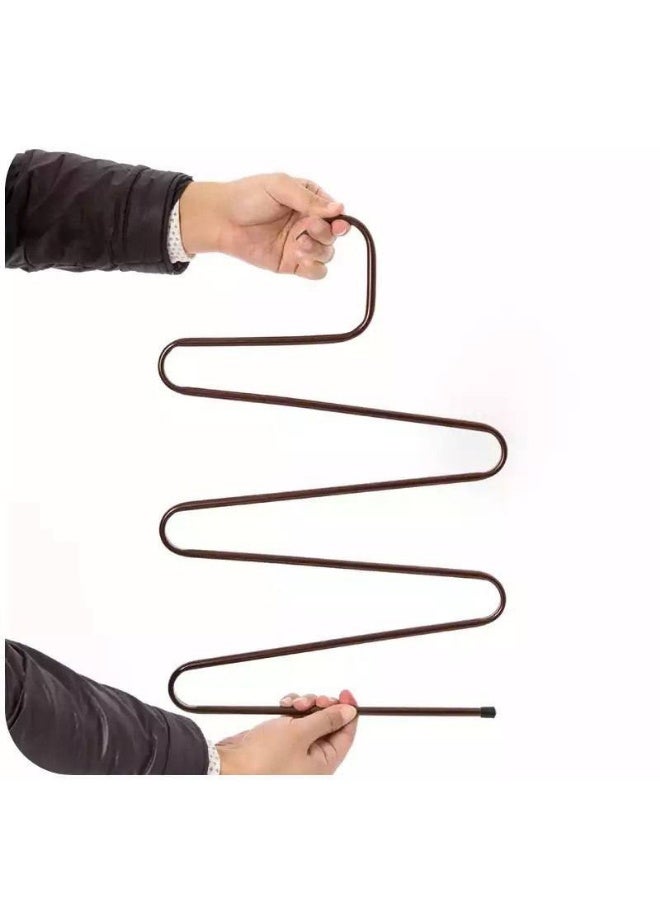 Spiral Pants Hanger Space Saving Multi-Layer Closet Organizer – Durable Storage Hanger for Pants, Scarves, Shawls, Ties and Accessories Wardrobe Organization - Image 1