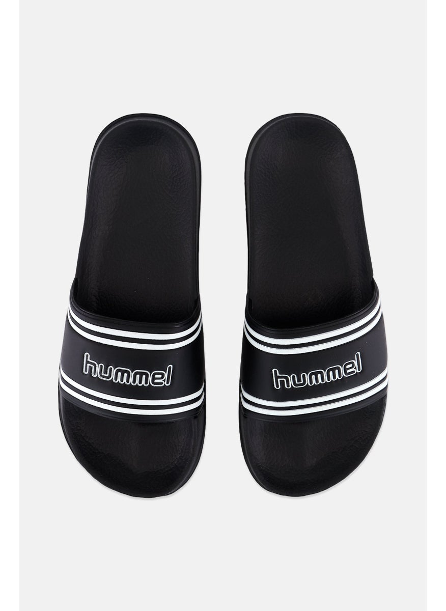 Hummel - Men Pool Retro Slip On Slides, Black - Image 1