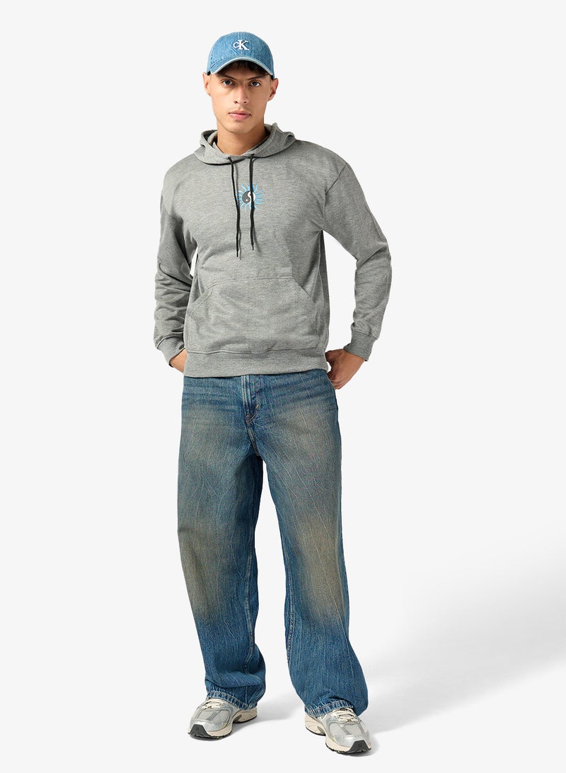 Seventy Five Basics Graphic Print Hoodie - Image 4