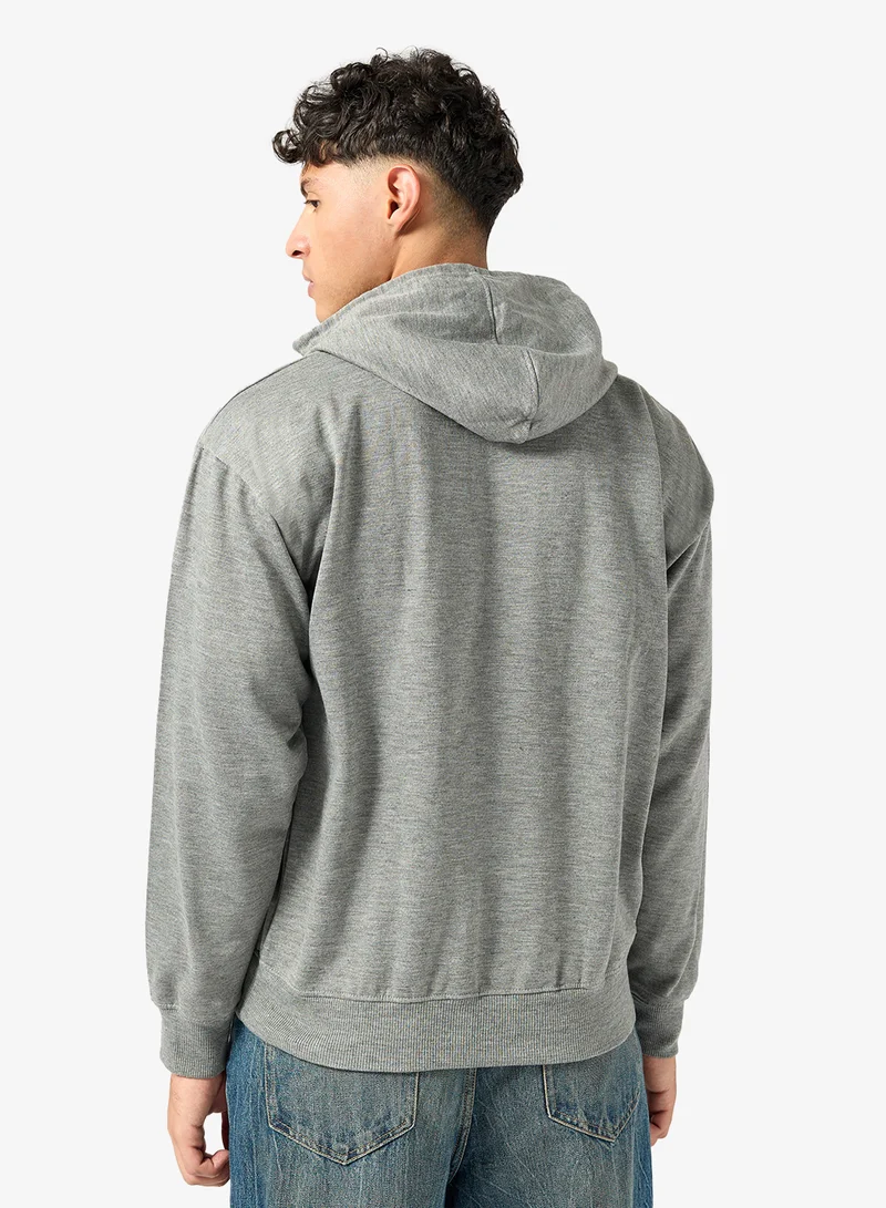 Seventy Five Basics Graphic Print Hoodie