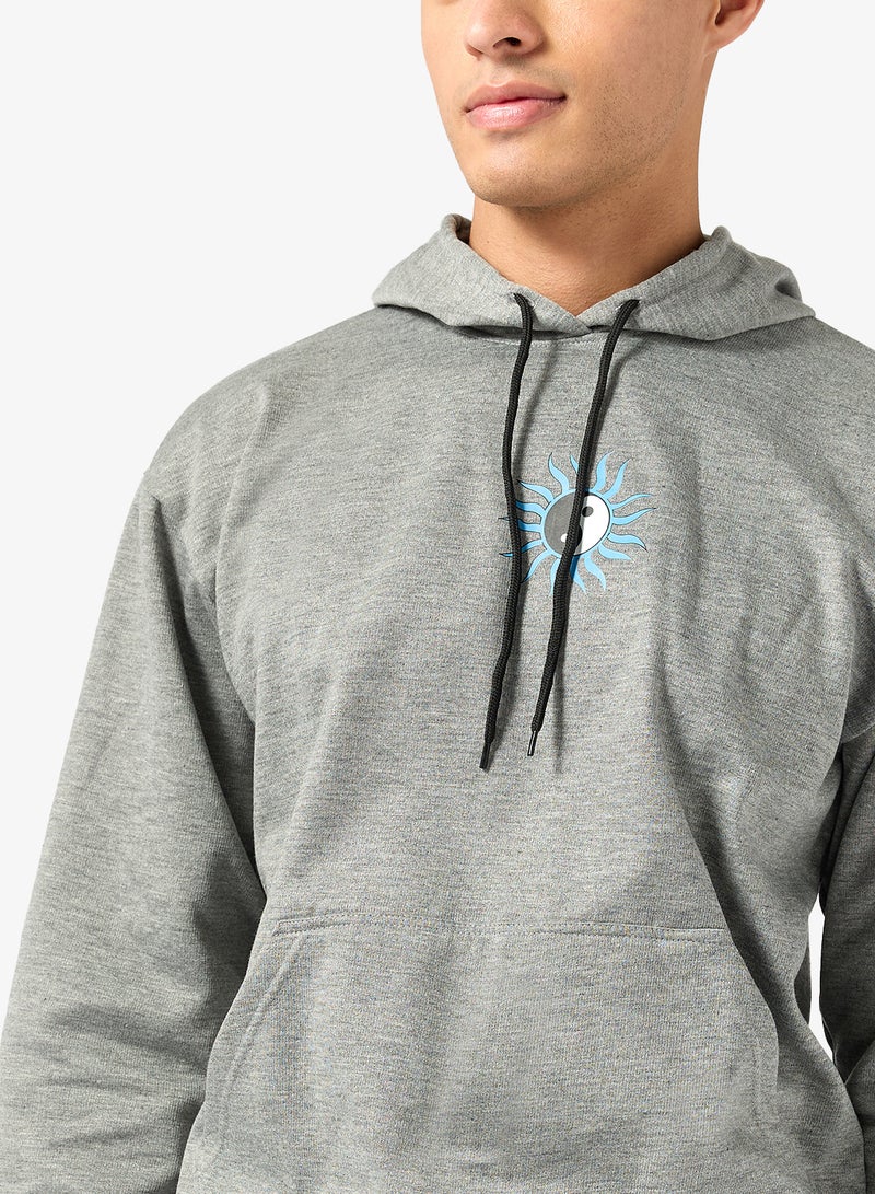 Seventy Five Basics Graphic Print Hoodie - Image 3