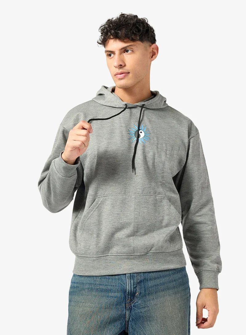 Seventy Five Basics Graphic Print Hoodie