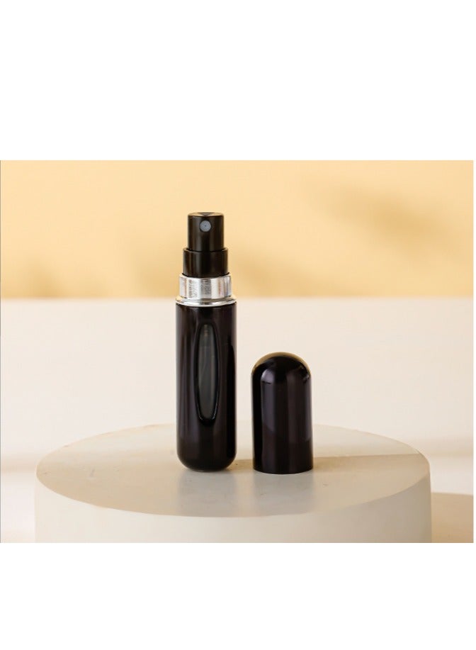 4 pcs Customized 5ml Bottom-Fill Perfume Bottle | Self-Pump Press Spray | Portable Mini Refillable Travel Atomizer - Image 1
