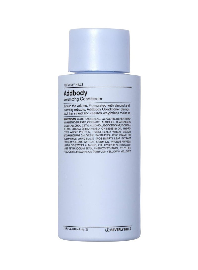 J Beverly Hills J Beverly Hills Blue Addbody Volumizing Conditioner with Rosemary Oil for Hair Growth, (3 Oz, 12, Oz, 32 Oz) 