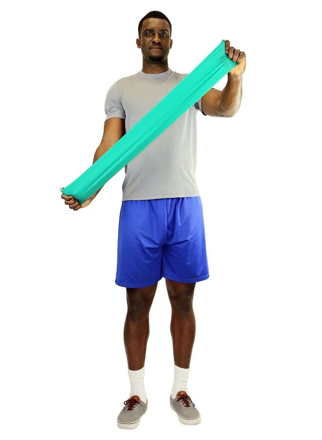 CanDo Latex-Free Exercise Band, 25yd, Green - Image 2