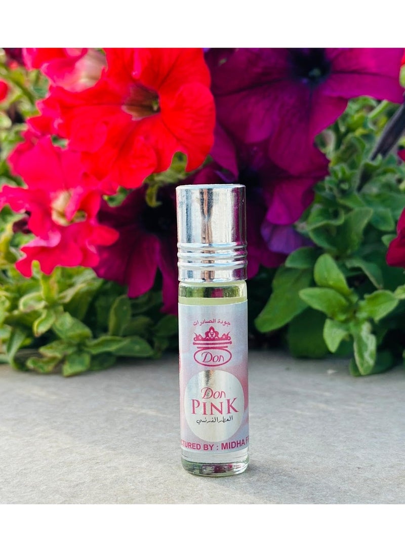 don French Fragrance Roll On Perfume Pink 6ml (Pack of 6) - Image 4