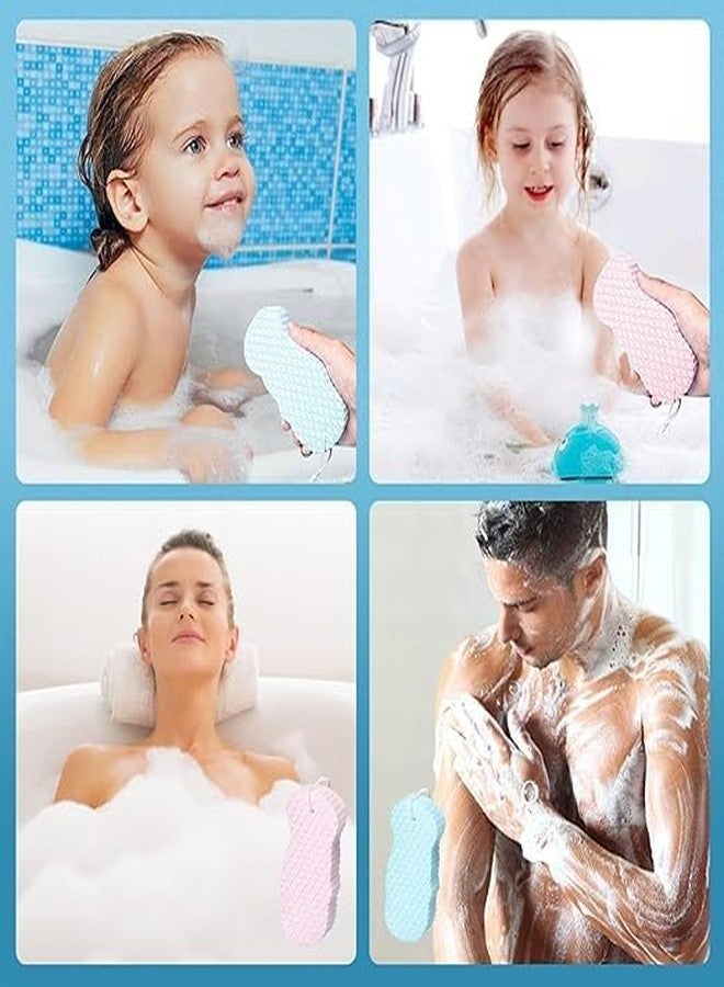 VIDORA Baby Bath Sponge,scrubber,Body Shower Sponge,Dead Skin Remover,Soft Exfoliating,White,Synthetic,Standard,Reusable - Image 5