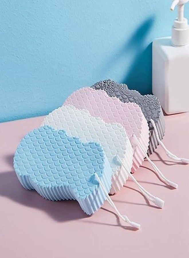 VIDORA Baby Bath Sponge,scrubber,Body Shower Sponge,Dead Skin Remover,Soft Exfoliating,White,Synthetic,Standard,Reusable - Image 4