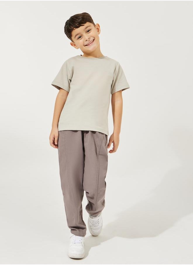 Styli - Patch Detail Straight Leg Pants - Image 1