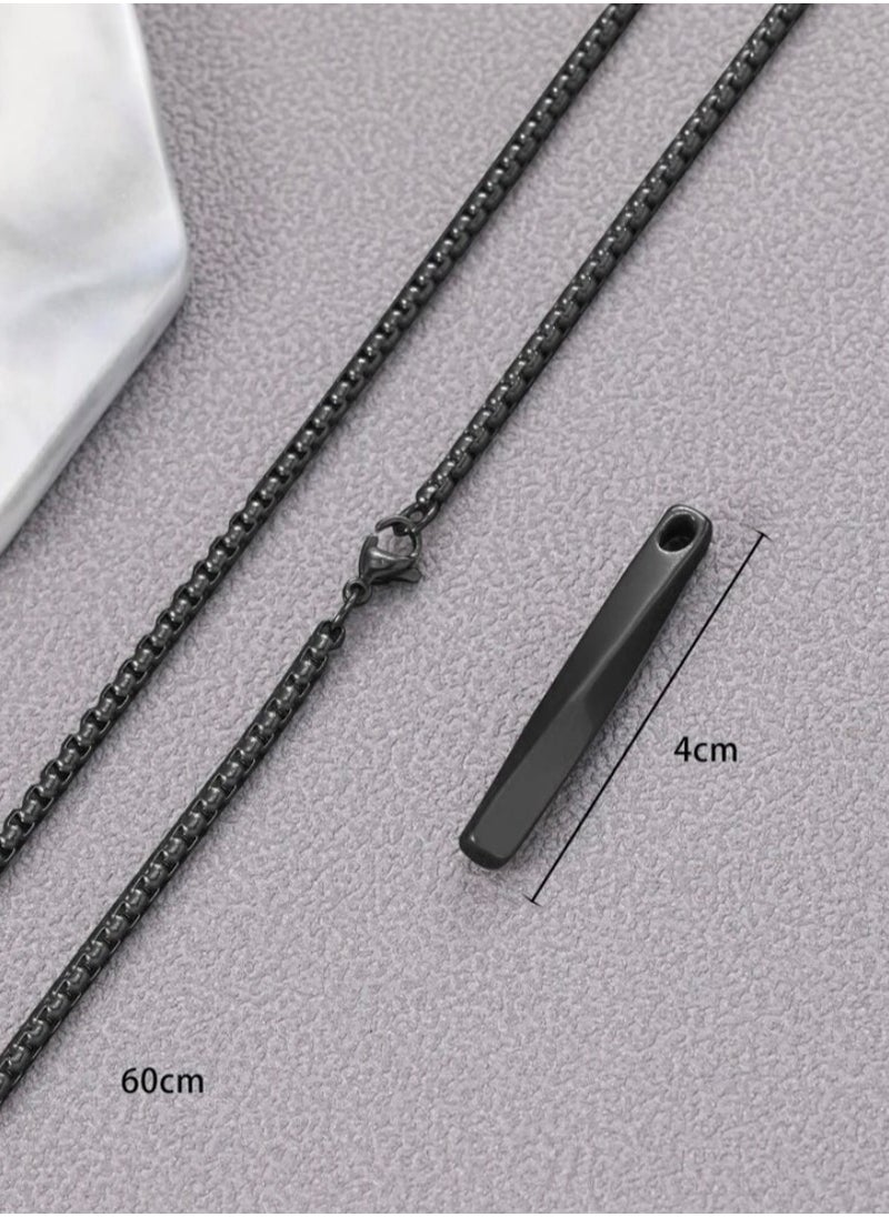 JewelryLand - Elegant Stainless Steel Necklace For Men - Image 1