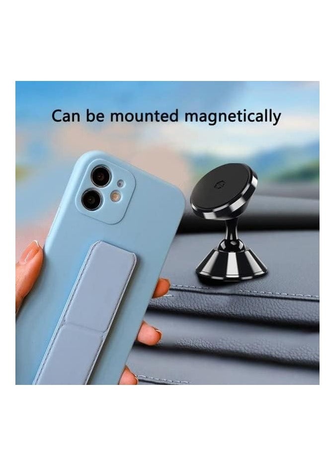 Generic - Magnetic Mobile Phone Holder Lazy Multi-functional Vertical And Horizontal Stand Foldable Back Stick Mobile Phone Stand - Multicolour - Image 1