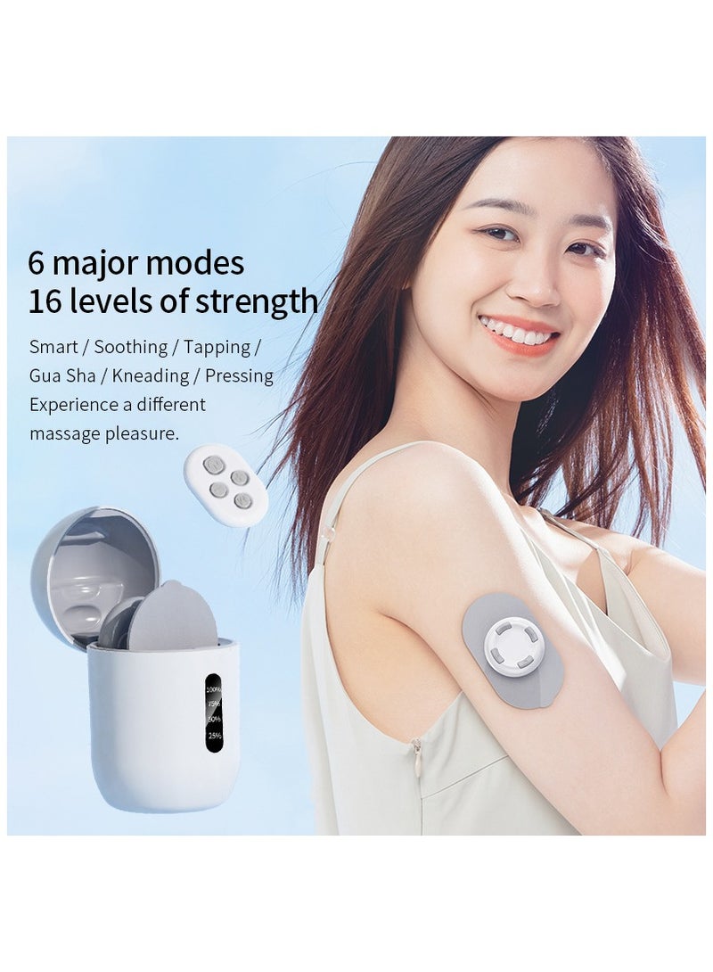 general Pocket Massager Electric Massage Stickers Remote Control 16 Intensity Levels for Full Body - Image 3
