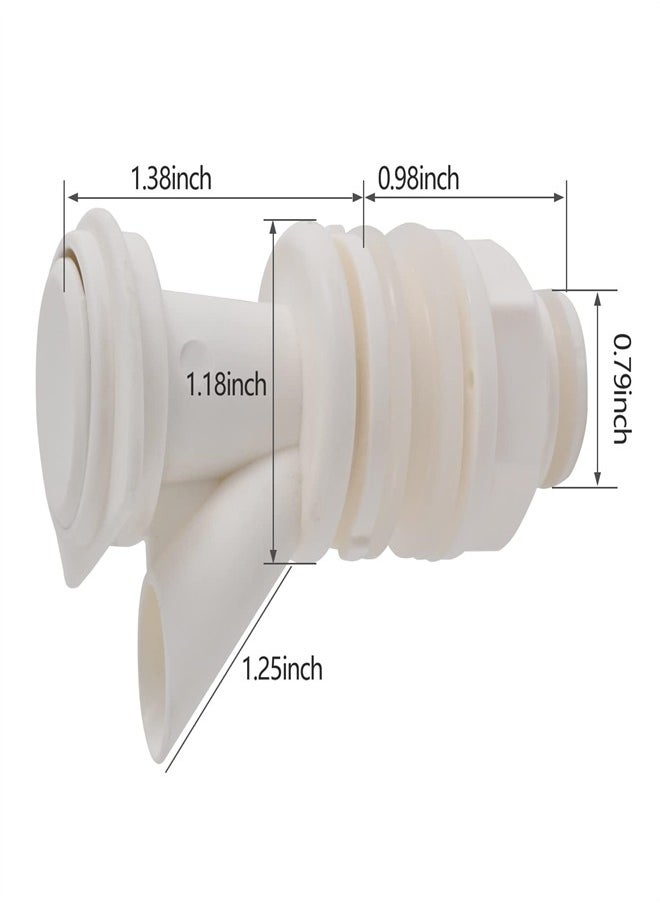KASTWAVE - Push-Button Cooler Spigot, Compatible with Igloo 2, 3, 5 and 10 Gallon Beverage Coolers, Durable Water Cooler Replacement Faucets for Water Jugs - Image 1