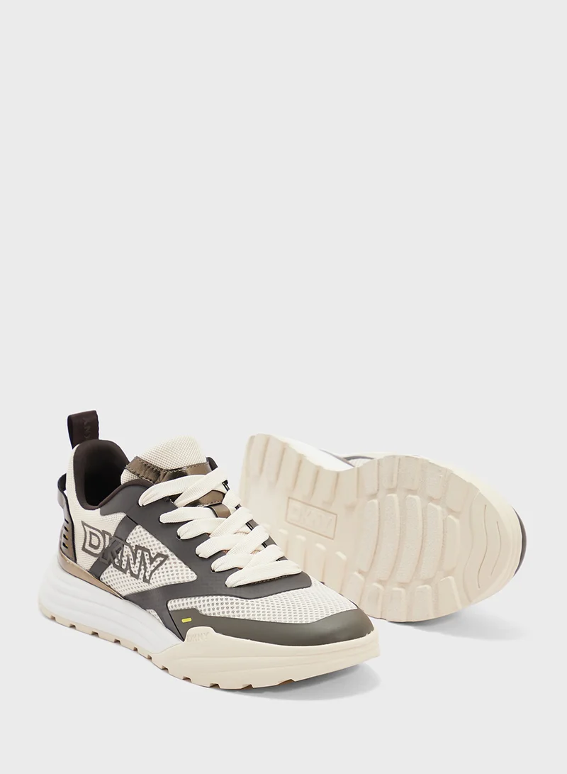 DKNY ZAINE  LACE UP SNEAKERs