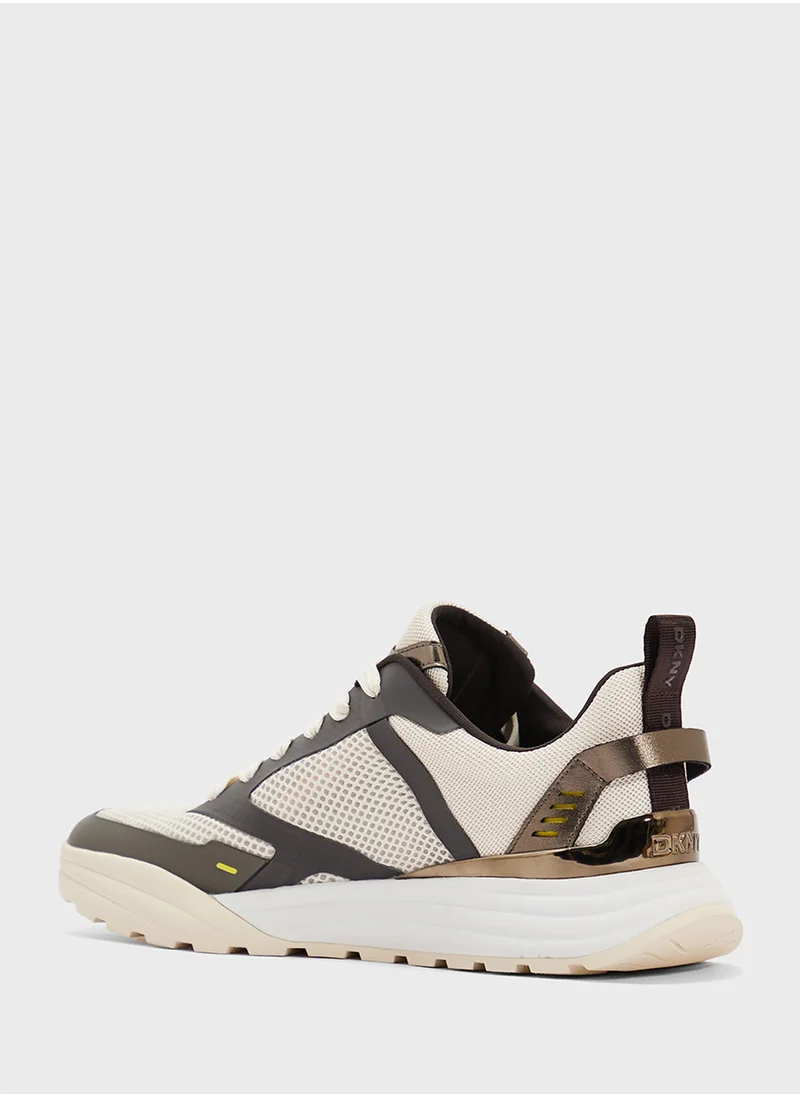 DKNY ZAINE  LACE UP SNEAKERs