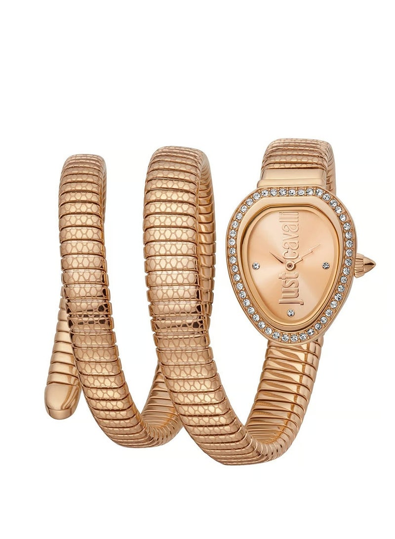 جي سي ساعة يد جست كافالي النسائية من الفولاذ المقاوم للصدأ JC1L163M0035 - Image 1