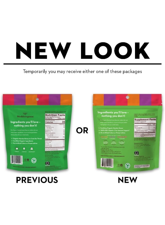 Wedderspoon Organic Manuka Honey Pops - Variety Pack - Image 3