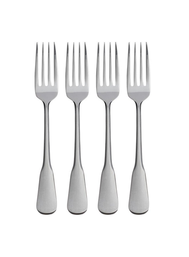 شوكة عشاء بوسطن الاستعمارية من أونييدا، مجموعة من 4، فضي