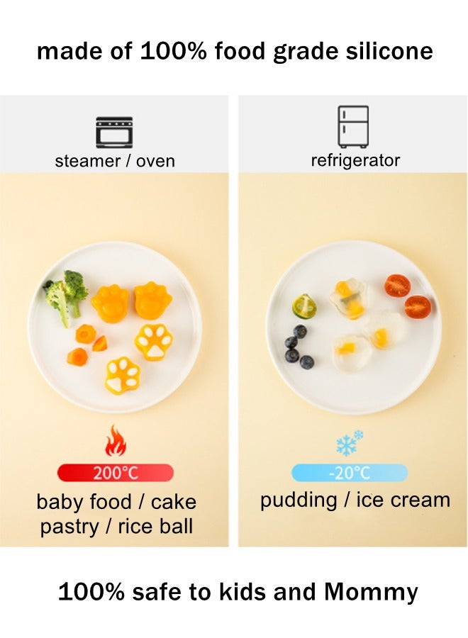 WooFree Silicone Baby Food Mould Ice Cream Pastry Pudding Maker - Image 2