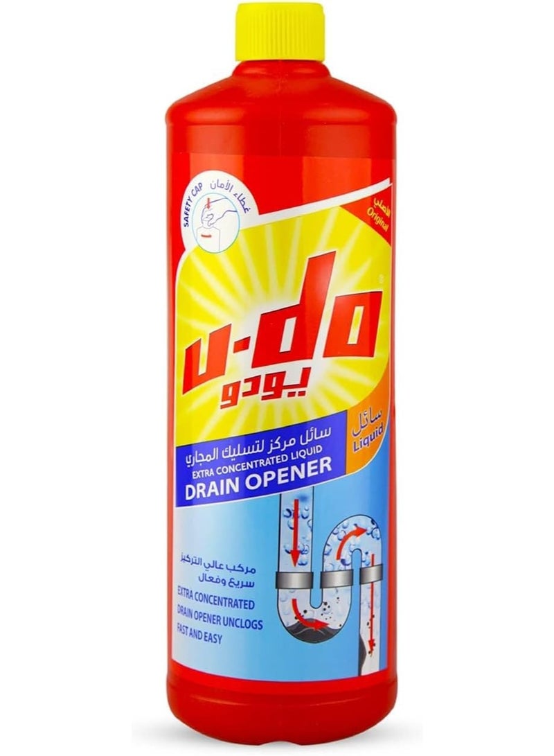 u-do Concentrated Drain Unclogger Liquid (1 Liter) - Image 1