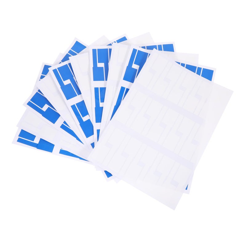 Self Adhesive Cable Labels 10 Sheets Oilproof Tear Resistant for Home Office Computer Cord Management - Image 2