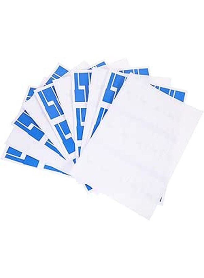 Self Adhesive Cable Labels 10 Sheets Oilproof Tear Resistant for Home Office Computer Cord Management - Image 1