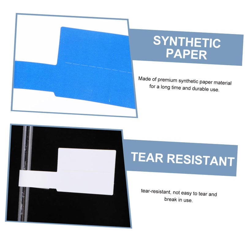 Self Adhesive Cable Labels 10 Sheets Oilproof Tear Resistant for Home Office Computer Cord Management - Image 3