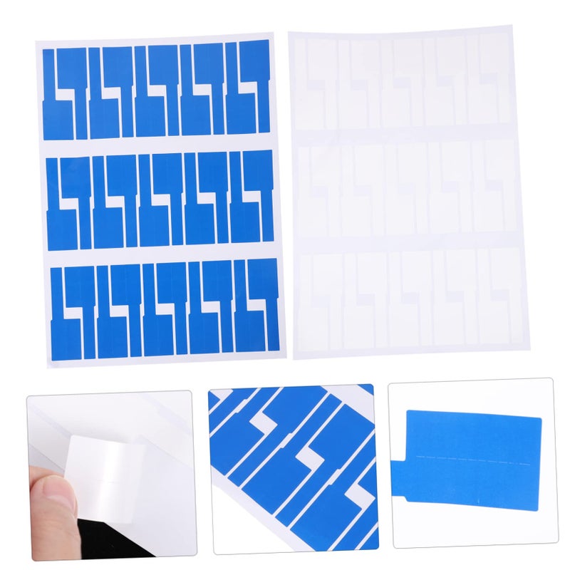 Self Adhesive Cable Labels 10 Sheets Oilproof Tear Resistant for Home Office Computer Cord Management - Image 5