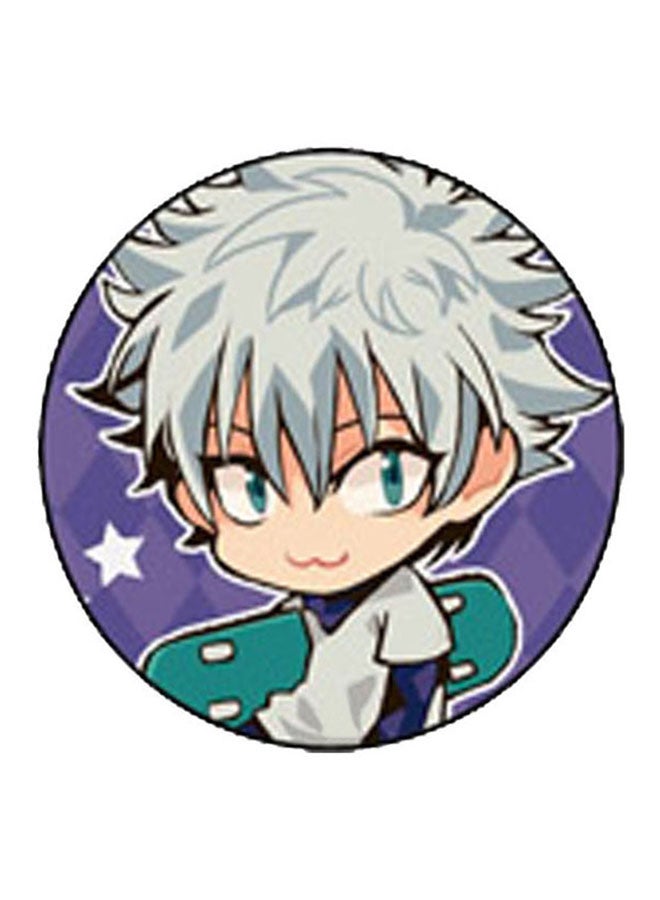 بي بي دبوس بطبعة من مسلسل Hunter X أزرق/أبيض/أخضر - Image 1